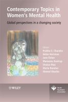 Contemporary topics in women's mental health global perspectives in a changing society /