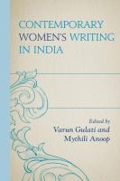 Contemporary women's writing in India