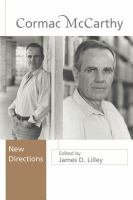 Cormac McCarthy : new directions /