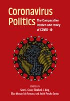 Coronavirus politics the comparative politics and policy of COVID-19 /