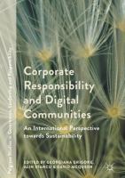 Corporate Responsibility and Digital Communities An International Perspective towards Sustainability /