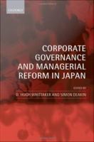 Corporate governance and managerial reform in Japan