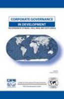 Corporate governance in development the experiences of Brazil, Chile, India, and South Africa /