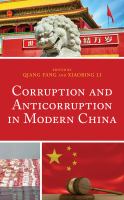 Corruption and anticorruption in modern China