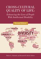 Cross-cultural quality of life enhancing the lives of people with intellectual disability /