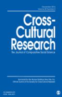 Cross-cultural research