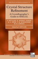 Crystal structure refinement a crystallographers guide to SHELXL /