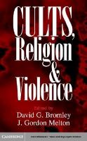 Cults, religion, and violence