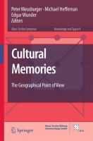 Cultural memories the geographical point of view /