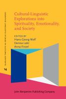 Cultural-linguistic explorations into spirituality, emotionality, and society