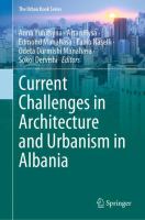 Current Challenges in Architecture and Urbanism in Albania