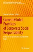 Current Global Practices of Corporate Social Responsibility In the Era of Sustainable Development Goals /