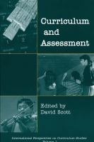 Curriculum and assessment