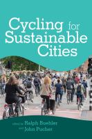 Cycling for sustainable cities