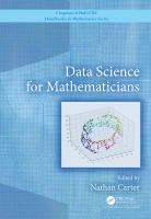 Data science for mathematicians