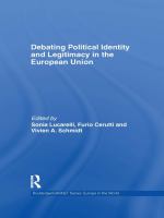 Debating political identity and legitimacy in the European Union