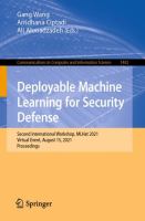 Deployable Machine Learning for Security Defense Second International Workshop, MLHat 2021, Virtual Event, August 15, 2021, Proceedings /