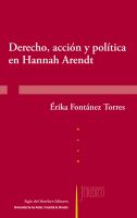 Derecho, accion y politica en Hannah Arendt