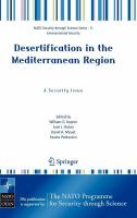 Desertification in the Mediterranean region a security issue /