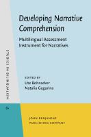 Developing narrative comprehension multilingual assessment instrument for narratives /