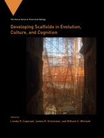 Developing scaffolds in evolution, culture, and cognition