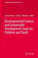 Developmental Science and Sustainable Development Goals for Children and Youth