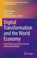 Digital Transformation and the World Economy Critical Factors and Sector-Focused Mathematical Models /