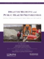 Disaster medicine and public health preparedness