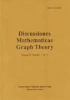 Discussiones mathematicae.