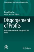 Disgorgement of Profits Gain-Based Remedies throughout the World /
