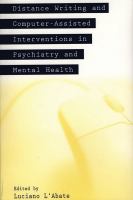 Distance writing and computer-assisted interventions in psychiatry and mental health