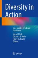 Diversity in Action Case Studies in Cultural Psychiatry /