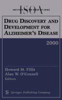 Drug discovery and development for Alzheimer's disease 2000