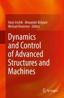 Dynamics and Control of Advanced Structures and Machines