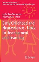 Early Childhood and Neuroscience - Links to Development and Learning