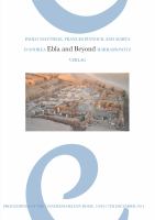 Ebla and beyond : ancient Near Eastern studies after fifty years of discoveries at Tell Mardikh : proceedings of the international congress held in Rome, 15th-17th December 2014 /