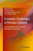 Economic Challenges of Pension Systems A Sustainability and International Management Perspective /