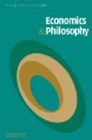 Economics and philosophy