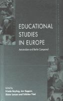 Educational studies in Europe Berlin and Amsterdam compared /