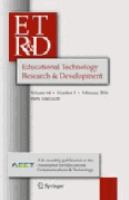 Educational technology research and development ETR & D.