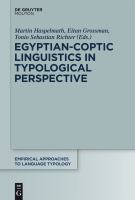 Egyptian-Coptic linguistics in typological perspective