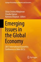 Emerging Issues in the Global Economy 2017 International Economics Conference in Sibiu (IECS) /
