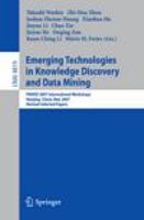 Emerging Technologies in Knowledge Discovery and Data Mining PAKDD 2007 International Workshops, Nanjing, China, May 22-25, 2007, Revised Selected Papers /