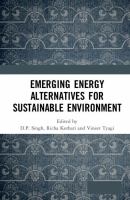 Emerging energy alternatives for sustainable environment