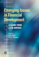 Emerging issues in financial development lessons from Latin America /