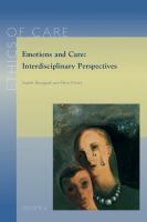 Emotions and care: interdisciplinary perspectives /