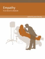 Empathy from bench to bedside /