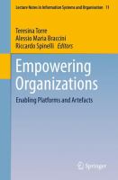 Empowering Organizations Enabling Platforms and Artefacts /