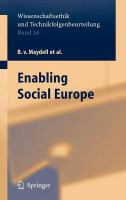 Enabling social Europe