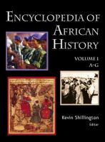 Encyclopedia of African history